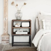 DTP Home Timber Open Nachtkastje Teakhout - 45x35x60cm.