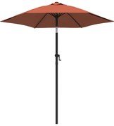 vidaXL Parasol 200x211 cm aluminium terracotta