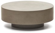 Kave Home Garbet Ronde Salontafel Cement 80 Cm - 80 X 80cm.