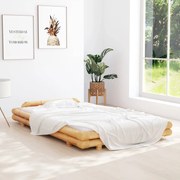 vidaXL Bedframe bamboe 120x200 cm