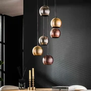 Trapse Hanglamp Metalen Bollen