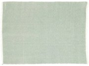 Placemat franjes, GOTS bio-katoen, groengrijs, 35 x 50 cm