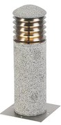 Moderne staande buitenlamp graniet 40 cm - Happy