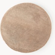 Rond hoogpolig vloerkleed Leighton