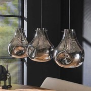 Druppel Hanglamp Gebogen Glas