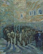 Kunstreproductie The Exercise Yard, or The Convict Prison, 1890, Vincent van Gogh