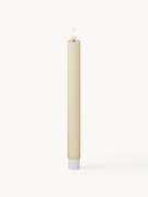 Handgemaakte LED dinerkaarsen Real Flame, H 24 cm, 2-delig