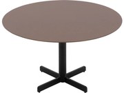 Goossens Salontafel Lars rond, metaal brons, modern design, 60 x 35 x 60 cm