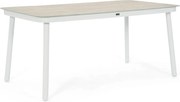 Dining Tuintafel rechthoekig 160x90 cm Wit Tavona