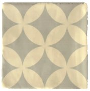 Terre d'Azur Madelaine Decor 5 wandtegel 13x13cm creme - 30 stuks per doos