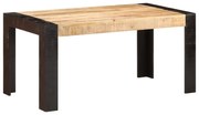 vidaXL Eettafel 160x80x76 cm massief mangohout