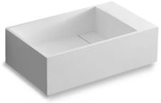 SSI Design Veneto Solid Surface fontein 40x22x10cm mat wit