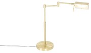 Design tafellamp goud incl. LED met touch dimmer - Notia Modern Binnenverlichting Lamp