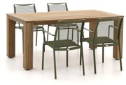 Apple Bee Hawaii/ROUGH-X 180cm dining tuinset 5-delig stapelbaar