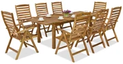 Tuinmeubelen van hout Dżakarta/Bombaj 8 Garden Point