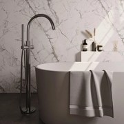 BRAUER Stripe Vrijstaande Badmengkraan - SET 01 - staaf handdouche - doucheslang - RVS-kleurig geborsteld PVD 5-NG-337