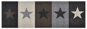 vidaXL Keukenmat wasbaar Stars 60x300 cm