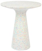 Zuiver Victoria Recycled Terrazzo Bijzettafel Medium - 40 X 40cm.