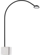 Goossens Verlichting Tbv Hoofdbord Light, Model h = black fix schotel (set van 2 stuks) led