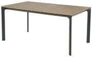 Lesli Living  Tuintafel - Arezzo - Aluminium/Polywood - 160x90 cm - Lesli Living