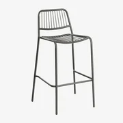 Elton Stapelbare Hoge Tuinkruk Zwarte Koolstof & ↑75 Cm - Sklum