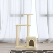 vidaXL Kattenmeubel met sisal krabpalen 71 cm crèmekleurig