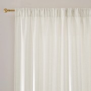 Gordijn met gevlochten effect en plooiband, Montego