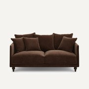 Compacte fluwelen chenille bank, Lazare