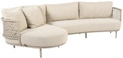 4 Seasons Outdoor Sardinia chaise loungebank latte SALE Loungeset beige weerbestendig
