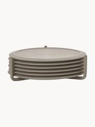 Siliconen onderzetters Plain met standaard, 6 stuks