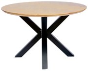 Eettafelblad rond eiken fineer - 120 x 120 x 4 cm