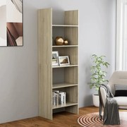 vidaXL Boekenkast 60x35x180 cm spaanplaat sonoma eikenkleurig