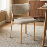 Houten Poten Eetkamerstoel Naturel