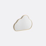 Spiegel, wolk model, in messing, Uyova