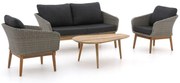 Intenso Borgetto/ROUGH-K stoel-bank loungeset 4-delig