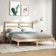 vidaXL Bedframe massief hout 150x200 cm 5FT King Size