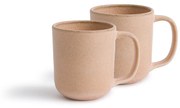 Set van 2 mugs in geglazuurd steengoed, Gandra