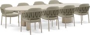 Tuinset 8 personen Rope Zand/Beige 4 Seasons Outdoor Calma/Weave