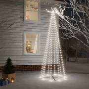 vidaXL Kegelkerstboom 310 LED's koudwit 100x300 cm