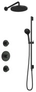 Hotbath Cobber IBS20CR inbouwdouche met 3s handdouche, 30cm hoofddouche en glijstang chroom