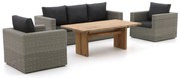 Intenso Carpino/ROUGH-L dining loungeset 4-delig