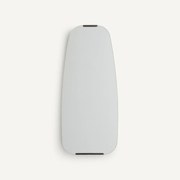 Grijze spiegel en gun metal H74,5 cm, Dialect
