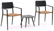 + 10% kassakorting | Bistro- en balkonset Bellagio | 2 personen | Tuinset aluminium | 3-delig | Kees Smit Tuinmeubelen