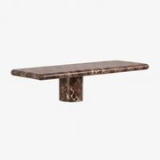 Uganda Marmeren Wandplank Bruin Marmer Emperador & ↔︎ 35 Cm - Sklum