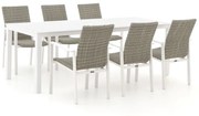 Manifesto Villongo/Menzano 220cm dining tuinset 7-delig stapelbaar