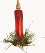 Handbeschilderde kerstboomhanger Candle
