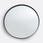 Zwarte ronde spiegelØ100 cm, Alaria