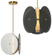 Hanglamp black APP1675-CP Round