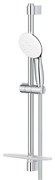 GROHE Tempesta 110 Glijstangset - 60cm - 3 straalsoorten - 7.4l/min - met zeephouder - chroom 27600003