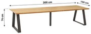 4 Seasons Outdoor Basso Dining Tuintafel X Teak Naturel Teak